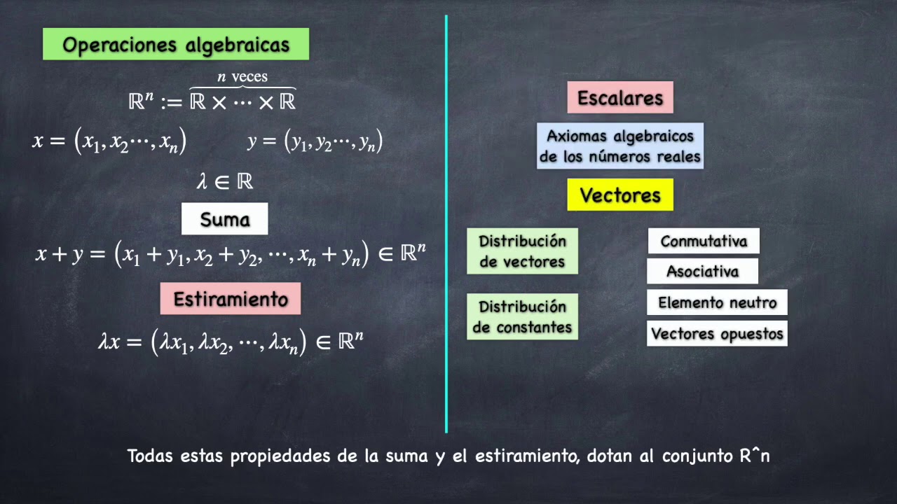 Vectores paso a paso (1) El espacio Euclídeo o Euclideano