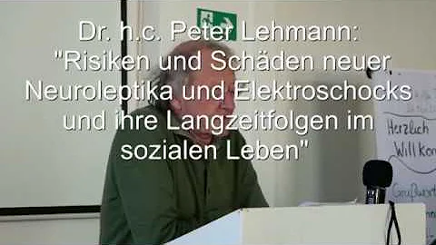 Vortrag von Peter Lehmann auf dem Selbsthilfetag d...