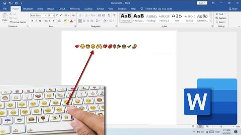 How to Insert Emoji in Microsoft Word Document on Windows