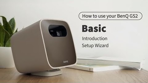 BenQ GS2 Wireless Portable Projector - Basic Introduction and How to Setup