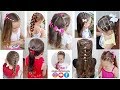 9 Penteados Infantis Fáceis e Rápidos para Escola | 9 Quick and Easy Hairstyles for Girls😍