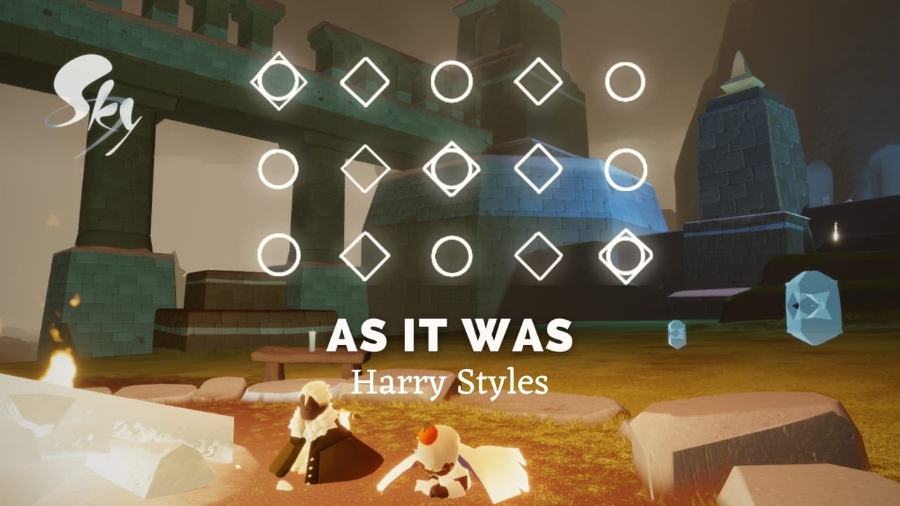 Harry Styles - As It Was : sky piano music sheet [ sky : children of the light ]