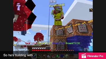 Playing with HACKERS on Mineplex Cake Wars