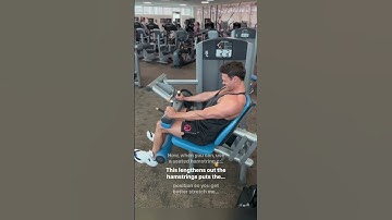 💪Seated Hamstring Curl Machine: How to Get the Best Out of It | Joey Thurman #shorts