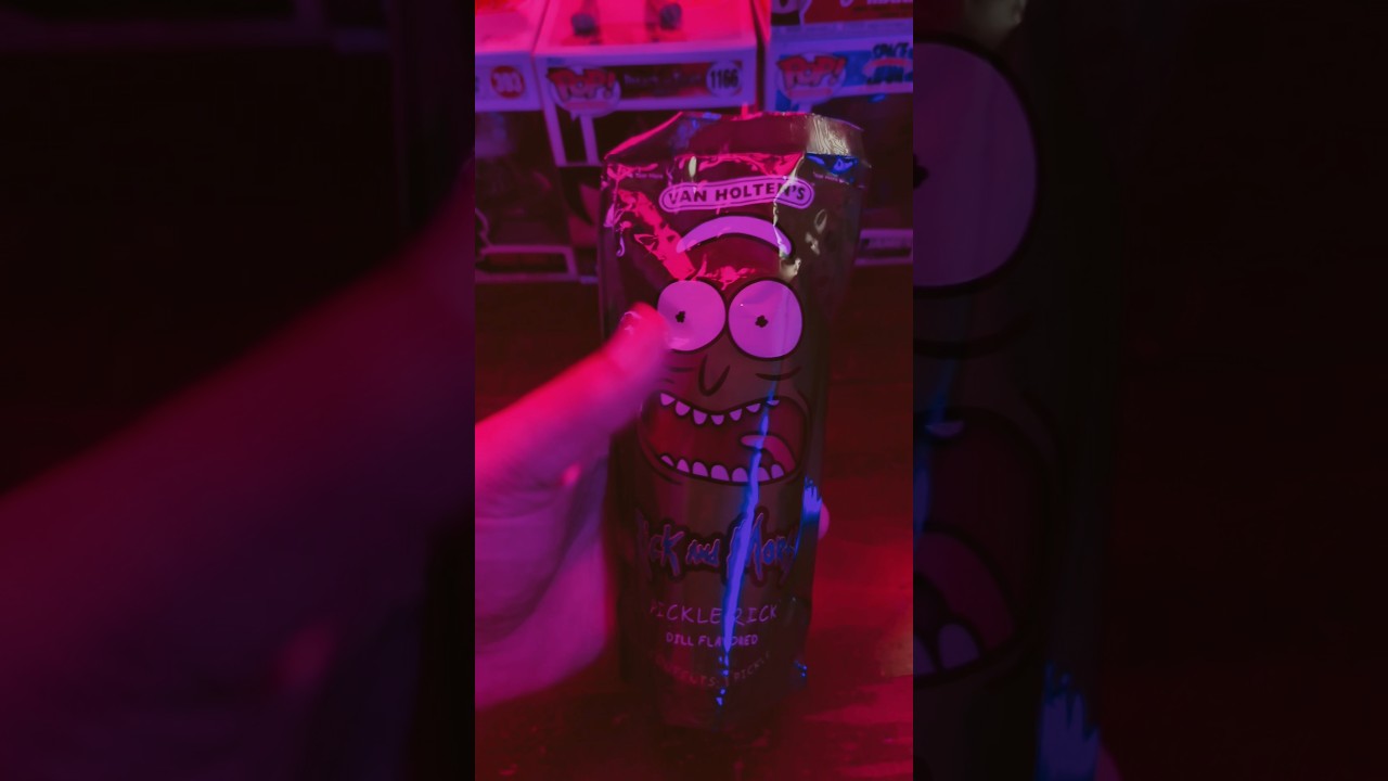 PICKLE RICK! Rick and Morty Van Holten's Dill Flavored pickle Food Review Speedrun #frs