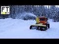 Lego technic unimog u4023 moc  working snow blower