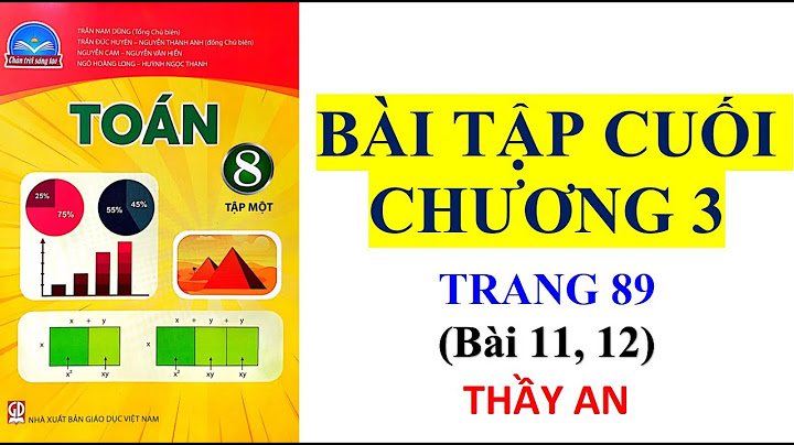 Bài tập bài ôn tập chương 3 toán số 8 năm 2024