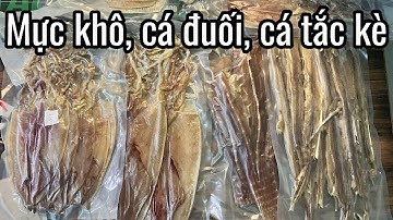 Khám phá đặc sản đảo Phú Quý: Mực khô, cá đuối khô, cá tắc kè