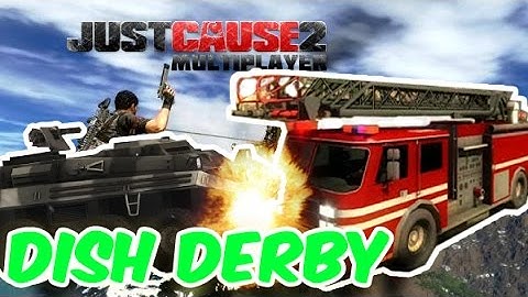 Just Cause 2 Multiplayer - Dish Derby w/ Friends