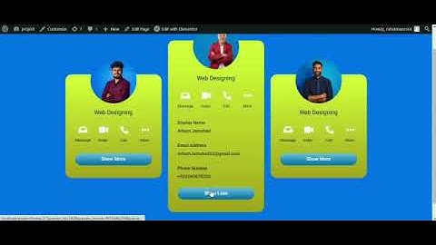 Show More/Show Less... using free Elementor