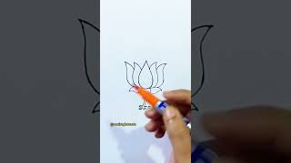 How To Draw Bjp Logo Bjp Political Party