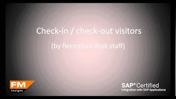 FM Insight SAP Room reservations with Visitor management impression