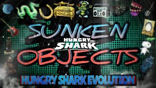 All Sunken Objects - Hungry Shark Evolution screenshot 2