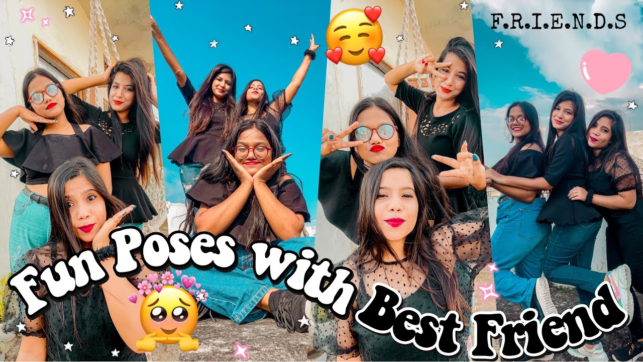 26 Fun and Creative Best Friend Photoshoot Ideas - Fancy Ideas about  Hairstyles, Nails, Outfits, and Everything | Sisters photoshoot poses,  Friend photoshoot, Friends photography