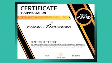 CorelDRAW Tutorial | How to make Certificate Design in CorelDRAW (Urdu+Hindi) | AMKTECH