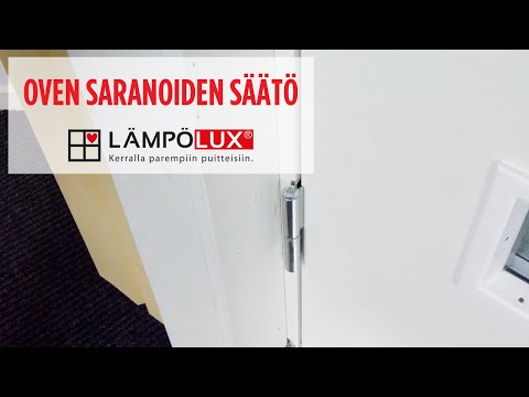 Video: Oven saranoiden säätö: asiantuntijaneuvoja