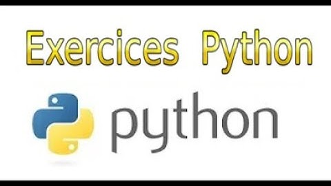 Exercice Python : Nombre d