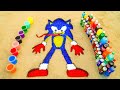 How to make rainbow sonic with orbeez water beads from fanta coca cola vs mentos and popular sodas