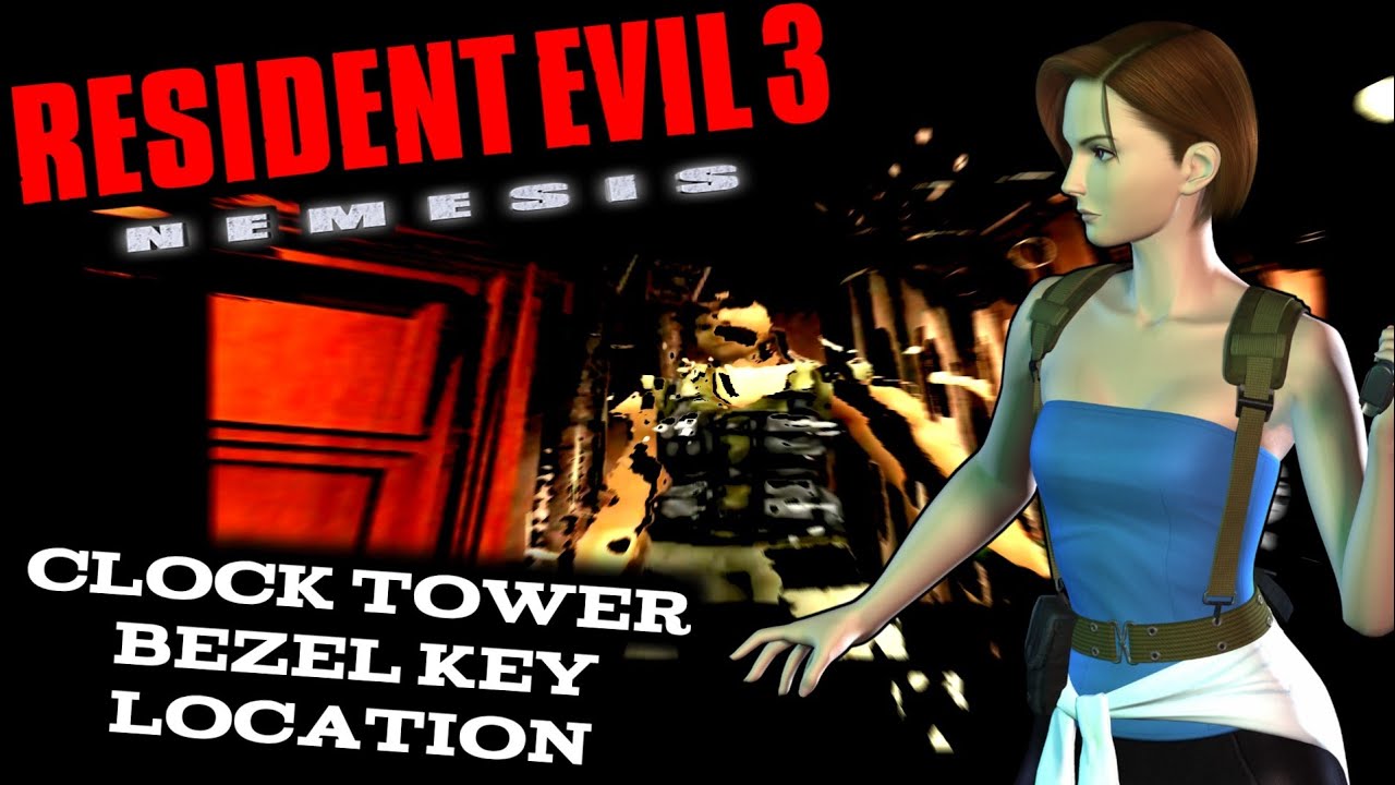 Расположение ключа на башне с часами Nemesis в Resident Evil 3
