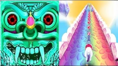 Temple Princess Lost Oz Run vs My Little Unicorn Runner 3D 2