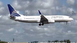 Landing Copa Air 737-8