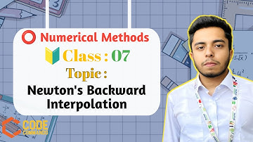 Newtons Backward Interpolation in Bangla | Numerical Method Bangla Tutorial part 7 | #codeCommando