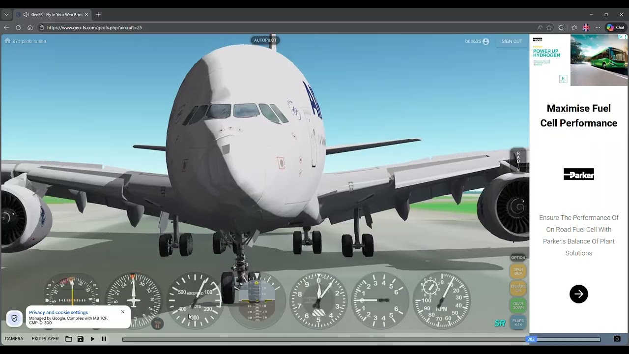 flying planes in geofs