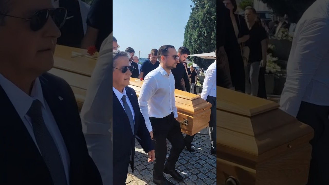 Diogo Jota and André Silva Funeral 🕊️💔