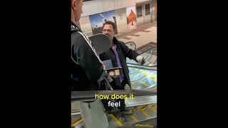 Bam Margera Distressed and upset with his band at the Airport