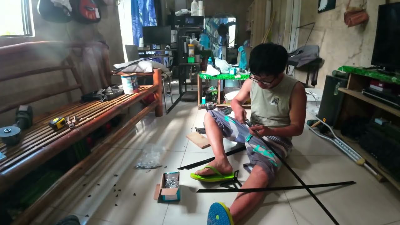 NABUO NA NI DANTE ANG FRAMING NG MGA SCREEN WINDOW 