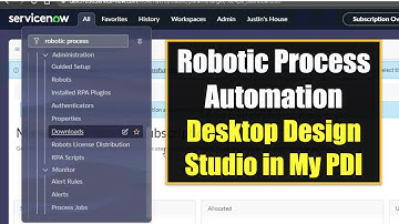 RPA Design Studio with My ServiceNow Personal Developer Instance (PDI)