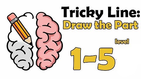 Tricky Line : Draw the Part Level 1 2 3 4 5 Walkthrough Solution