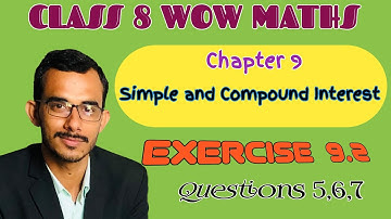 Exercise 9.2 Question 5,6,7 | Chapter 9 class 8 wow maths | wow maths class 8