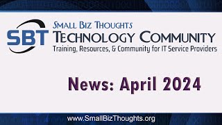 Community News for April  Small Biz Thoughts Technology Community