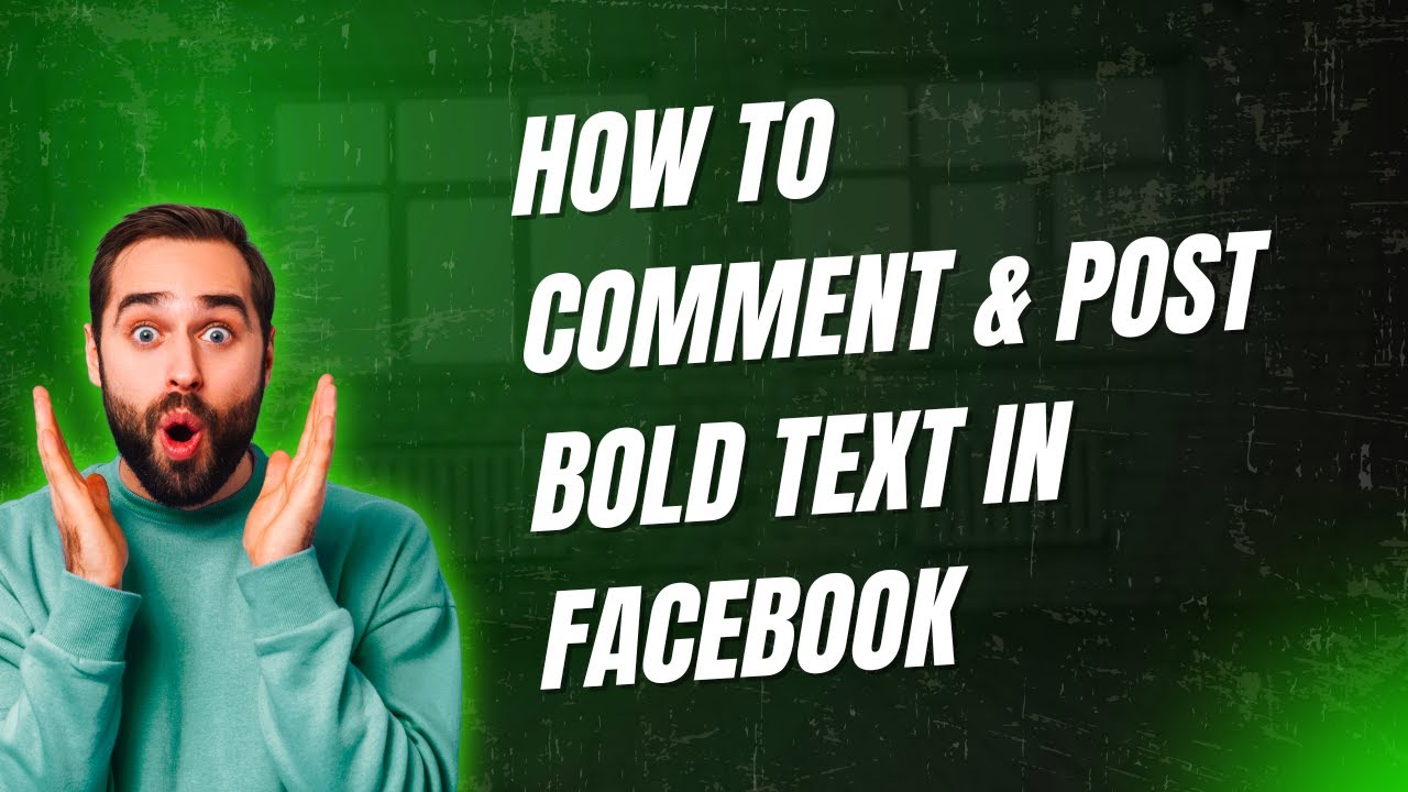 How To Comment And Post Bold Text In Facebook | Auto Comment - YouTube
