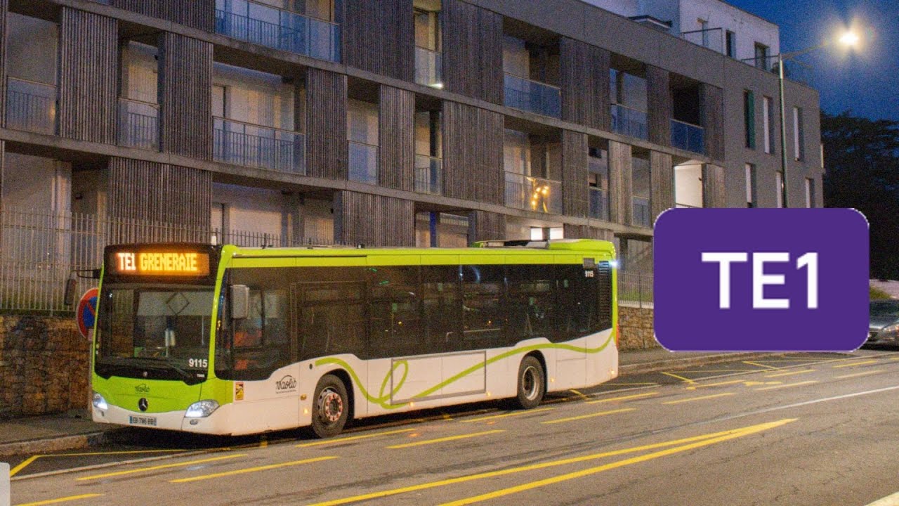 Mercedes-Benz Citaro C2 N°9115 - Ligne Tempo 1 - Réseau Naolib - Nantes