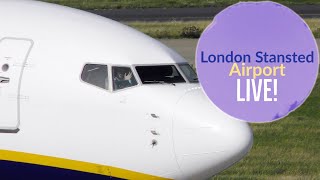 Stansted Airport #LIVE - Super CLOSE Saturday! 4th May 2024 #planespotting  #livestream
