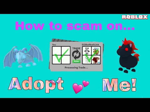 How to scam on adopt me (I GAVE THEM BACK) *please read description!!!!!*