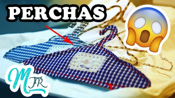 Cómo forrar ganchos para ropa en 5 pasos 