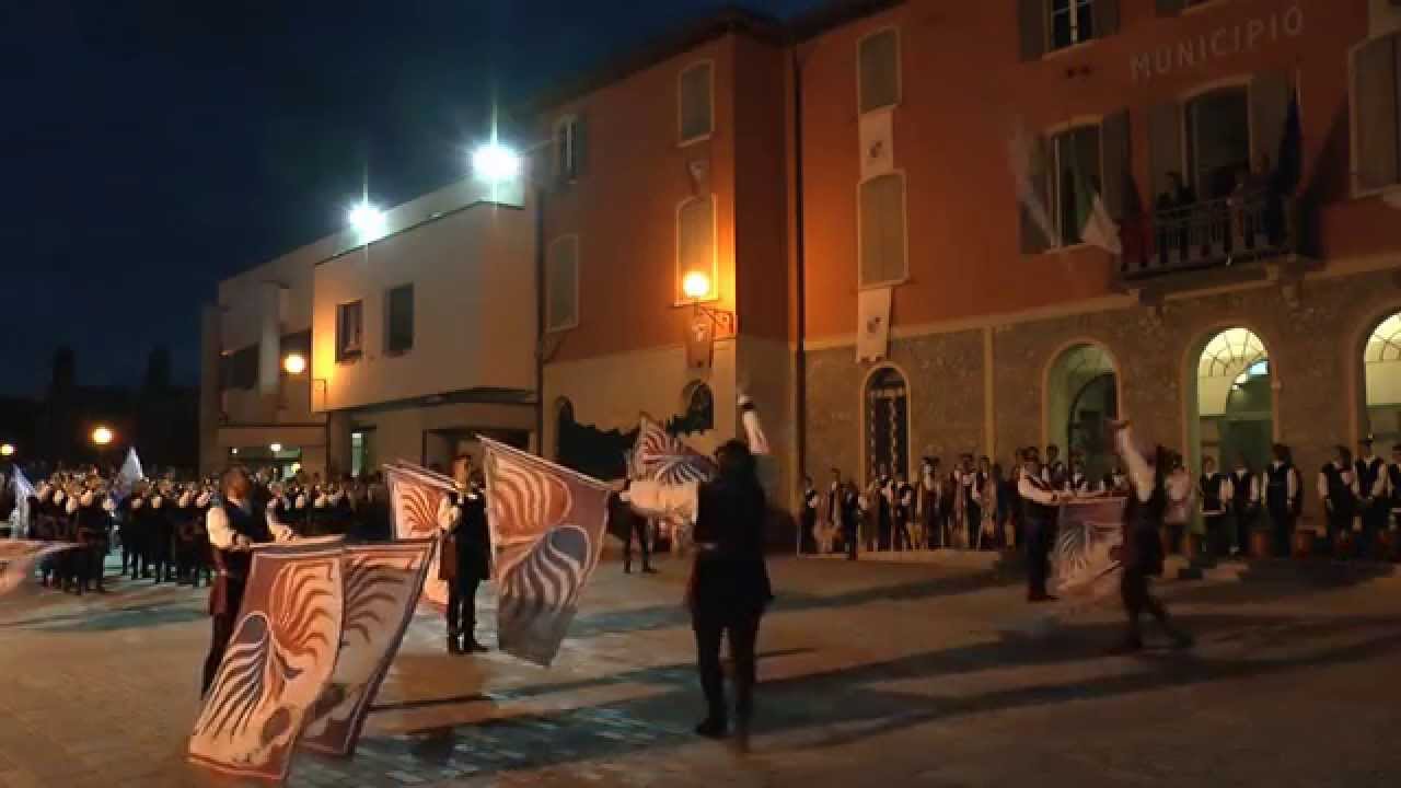 Corteo matildico 2014 Maestà della Battaglia Piazza Dante Prima squadra
