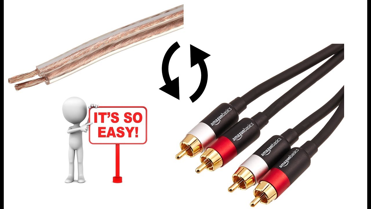 Connecting Speaker Wire To Rca - Simple!