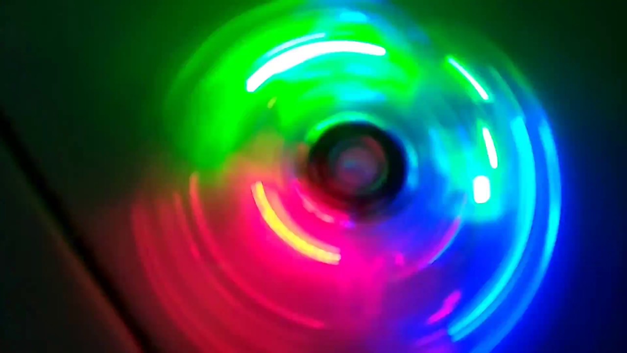 Fidget spinner menyala ,lighting