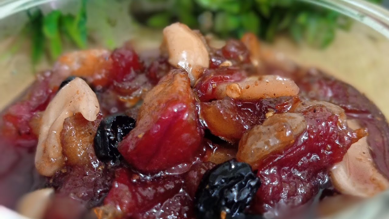 Mix Fruit Chutney Easiest Recipe How to make fruit chutney Durga Puja