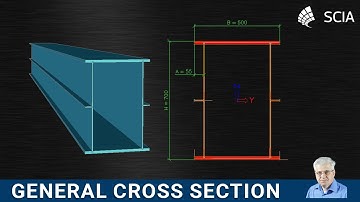 SCIA Engineer Tutorial: General Steel Cross-Section (EN 1993-1-1)