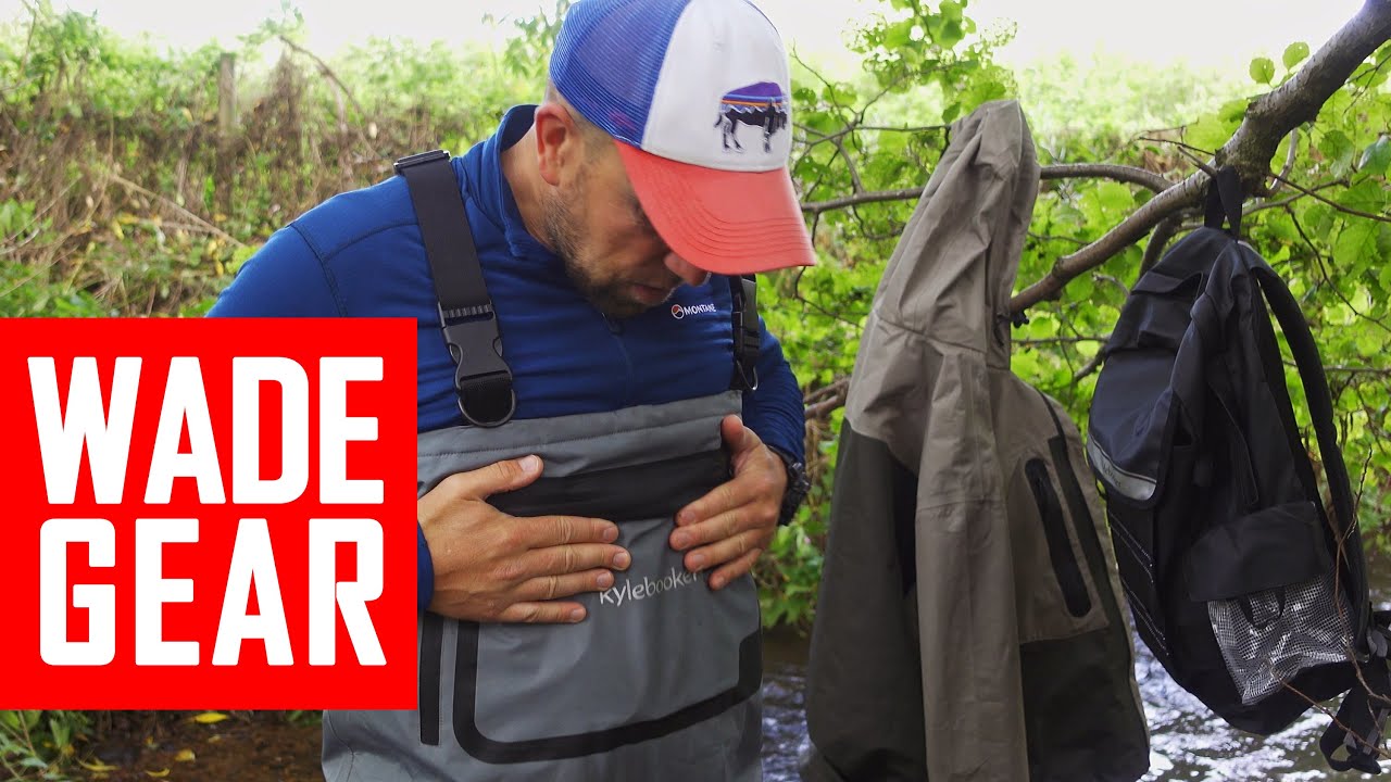Budget fishing clothing: wading gear from Kylebooker. Affordable waders,  boots, jacket, rucksack. 
