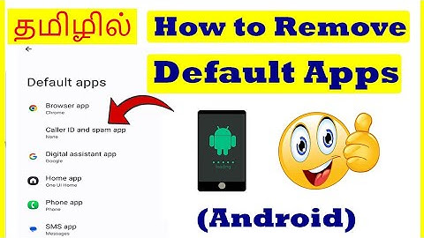 How to Remove Default Apps in Android Mobile Tamil | VividTech