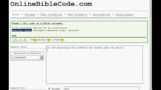 Online-Bible-Code.ezekielvictor.com Debut - Free, Public, Online Search for ELS Codes screenshot 4