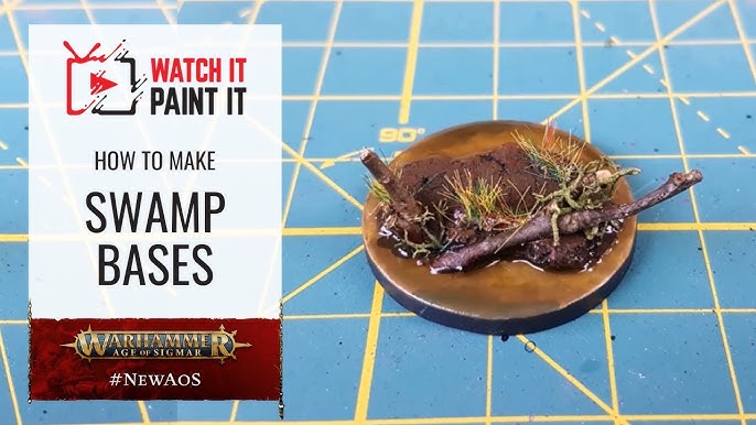 How to make nurgle base  Miniature bases, Miniatures tutorials, Halloween  miniatures