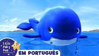 A Baleinha Azul |  Canções para crianças | Little Baby Bum em Português