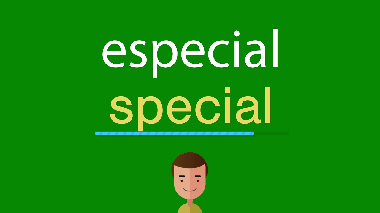 Como dizer especial em inglês - YouTube